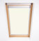 Blackout roller blind in White for Velux window code M04 OR 1 OR 304