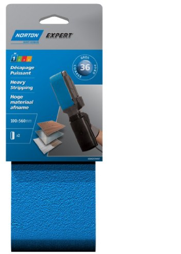 Norton Lot de 2 Bandes expert 100 x 560 Grain 36