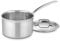 Cuisinart MCP193-18N Multiclad Pro Triple Ply Stainless 3-Quart Skillet, Stainless Steel, Saucepan w/Cover