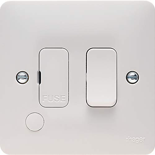 Hager 13A Switched Fused Connection Unit (FCU) with Flex Outlet - Sollysta Range