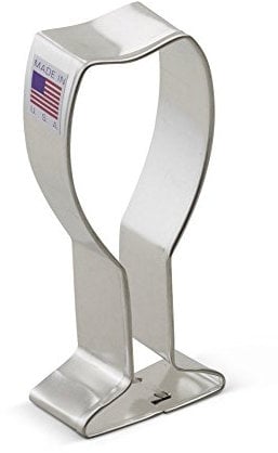 Champagne Glass Premium Cookie Cutter 10.8 cm, Made in USA by Ann Clark