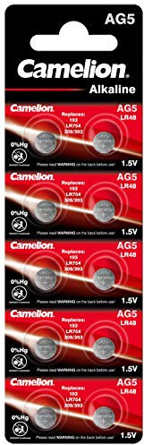 Camelion 12051005 AG 5 LR48 Battery - Multicolour (Pack of 10)