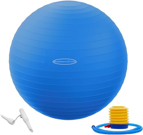 Fitvids Uni – Erwachsene Exercise Ball Gymnastikball, Blau, 15-18in (38-45cm), S
