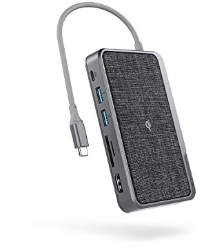 ALOGIC USB-C Dock Wave 3-in-1 USB-C Hub Wireless Charger & Portable Charger; 1x 4K HDMI, 1x SD/Micro SD Card Reader, 2x USB-A, 1x USB-C (60W Power Pass-Thru), 5W Wireless Charging, 5000mAh Power Bank