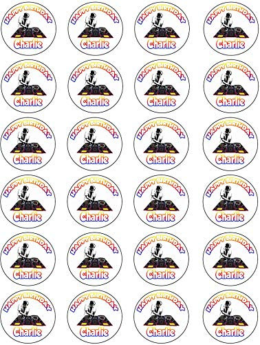 Personalisierbare Geburtstags-Aufkleber für DJ-Booth-Mixer, 24 Stück