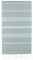 AYSIBOO Strandtuch aus 100% Baumwolle 180 x 95 cm I tradionelles Hamamtuch I Saunatuch I Ideal f?r Sauna Strand Fitness Yoga Sport Hamam I Pestemal Fouta Towel - grau