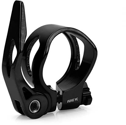 MiOYOOW Sattelklemme 35mm, Fahrrad-Schnellspanner Sattelrohrklemme mit Schnellspanner Aluminium Legierung für 30,4mm, 30,8mm und 31,6mm Fahrrad