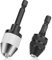 Fixinus 2 Pieces Keyless Drill Chuck - 1/4 Inch Hex Shank Drill Bit Adapter, Fast Change Converter Extension Screwdriver Drill Adapter for Impact Drill Tool (0.3-6.5mm, 0.3-3.6mm)
