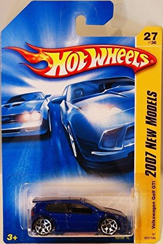 Hot Wheels Volkswagen Golf GTI, 2007, 1:64 Scale Die-Cast Car Model, Blue, Adults