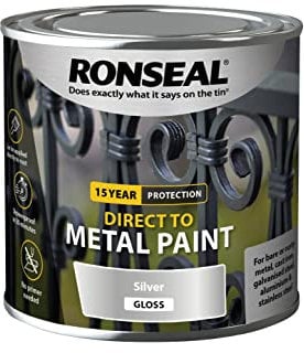 Ronseal Direct to Metal Silver Gloss 250ml