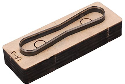 Garosa DIY-Leder-Stanzform, Metall-Leder-Stanzformen für DIY-Handwerk, Schmuckherstellung und Zuhause, Hohlstanzwerkzeug LR-3