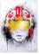 Displate Offiziell Star Wars MetallPoster Magnetische Befestigung Inklusive Lizenziert Bilder Hochwertiges Poster Star Wars - Helmets Graffiti - Luke Graffitti Poster 45 cm x 32 cm