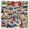 Kinder Aufkleber 100 Stück, Cartoon Aufkleber, Stickerheft Jungen, Aufkleber für Scrapbooking, Auto, Laptops, Koffer
