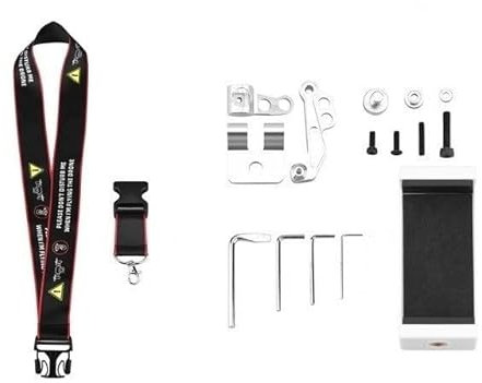 INLIMA For DJI Phantom 3 Tablet Holder Bracket for DJI Phantom 3 Standard SE 3A 3P Stand Remote Controller Monitor Extender Mount for iPad mini iPhone Drone accessories (Color : Black Red Set 2)