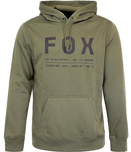 Fox Non Stop Hoody Herren (M, Olive Green)
