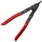Colcolo Circlip Pliers, Spreader Pliers, Non-Slip 9 Inch Portable Professional Circlip Pliers, Flat Snap Ring Pliers
