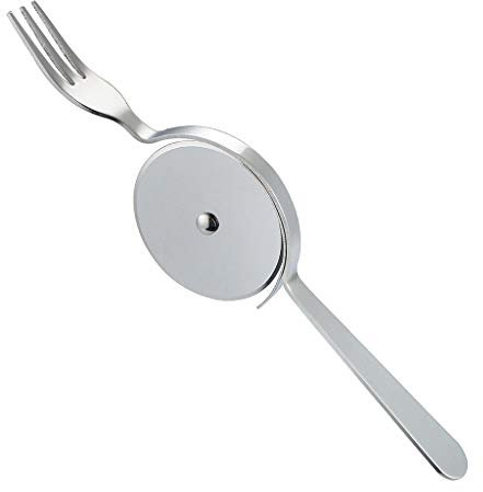 Edelstahl Pizzamesser Mit Gabel Schneidrad Heimküchenwerkzeug Gebäck Sli Pizzamesser Pizzamesser Set Messer Pizza Langes Pizzamesser Pizzamesserschärfer Großes Pizzamesser Fahrrad 18