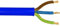 6mm 3 Core Arctic Grade Flex Cable Blue 3183AG 40 AMP Rated BASEC Approved Outdoor Cable Hookup **SOLD PER MTR***