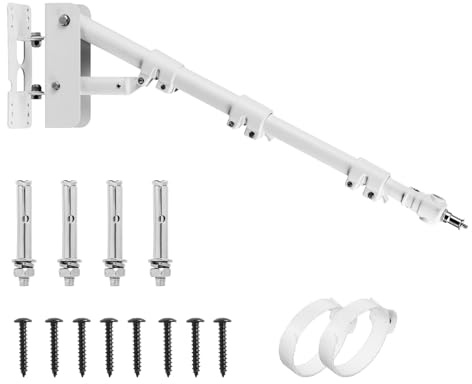 Selens Wall Mount Ring Light 39.37''/100cm with 180° Swivel Boom Arm, White | for Beauty Salons, Barber, Tattoo, Live Streaming, Recording