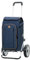 Andersen Einkaufstrolley - klappbar - 61 Liter - mit Kühlfach - Aufhängung für Einkaufswagen - belastbar 50 kg - Aluminium - Trolley - Kugellager-Rad Ø 25 cm - Royal Shopper Folke blau