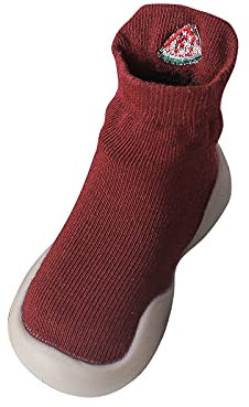 Calcetines con Suela de Goma para Bebés Zapatillas Antideslizantes de Primeros Pasos Zapatillas para Bebé Primeros Pasos Zapatos Niño Niña Suela Suave para Exterior y Hogar