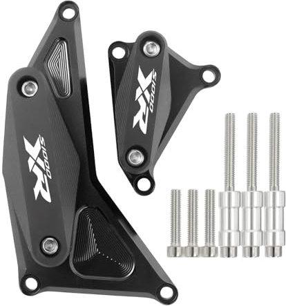 HUISI Passend for BMW S1000XR S 1000 XR S1000 XR 2010–2019, CNC-Motorschutz, Motorgehäuse, Stator, Crash-Pad, Sturzpads-Schutz(Size:Black)