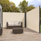 Zlinke Seitenmarkise mit Stahl-Kasten, rostbeständig, ausziehbar, 180 x 700 cm, Sichtschutz, Sonnenschutz, Blickdicht, Seitenrollo, für Balkon, Terrasse, Garten (Beige)