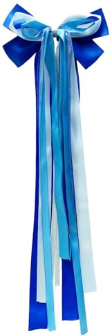 Bliceon Schleife Schultüte, Zuckertüten Schleife, Schultütenschleife, Weihnachtsschleifen, Große Schleife für Weihnachtsdeko Geburtstag Valentinstag Hochzeit Party - Blau