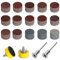 300 Pieces Sanding Discs Sanding Pads Drill Sanding Attachment Sanding Discs for Orbital Sander Pads Wet Dry Sandpaper for Wood Metal Mirror Jewelry Polishing (Grit 80-5000)