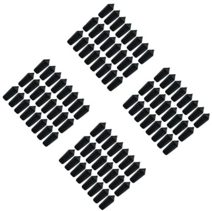 BESPORTBLE Zubehör 40 Stück - Kunststoff Flight Protectors Für Steeldart - Flight Schutz Und Korrektoren Für Dartflüge Schwarz Ideal Für Wettkämpfe Und Hobbyspieler