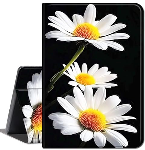 Case for 10.5” iPad Air 3rd Generation 2019 / iPad Pro 2017,Lightweight Smart Shell Stand Cover with Auto Wake/Sleep Case for iPad Air 3,White Daisies