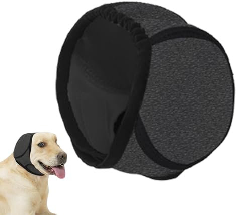 Shaersu Oreilles silencieuses pour chiens, protection contre le bruit – Cache-oreilles imperméables, antidérapants et réglables pour le toilettage des animaux domestiques, le bain, les feux d'artifice