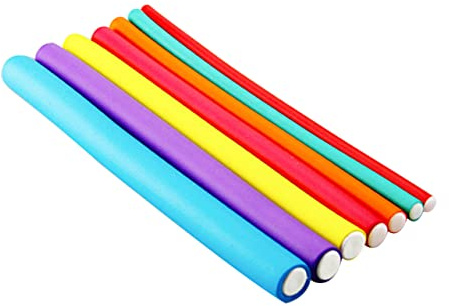 VICASKY 20pièces Bâtons De Curling Universels Pour Boucles Outils Multifonctions Pour Cheveux Sans Chaleur Aléatoires