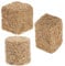 Mobestech 3 Piezas Modelo De Pajar Fardos De Heno Decoraciones De Pajar Pacas De Heno para Decorar Decoración Mini Pajar Decoración En Miniatura Pajar En Miniatura Caqui Madera