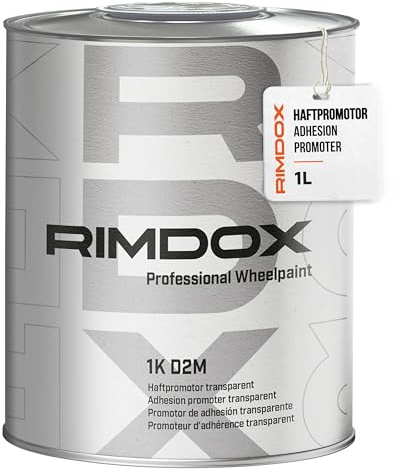 RIMDOX - D2M - Direct to Metal | 1K Primer für Metall, Alu, Chrom & Edelstahl | transparent | UV-Resistent | Haftgrund ohne Anschleifen | Profi-Qualität Made in Germany | 1,0L Dose
