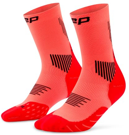 CEP 5.0 Mid Cut – Kurze Laufsocken für Herren – Laufsocken mit Kompression für mehr Stabilität und Blasenschutz und blasenfreies Laufen – Hochwertige Running Socks für optimale Durchblutung
