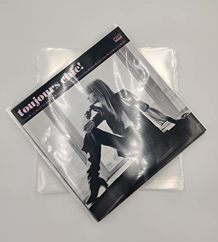 12 inch Vinyl Record 450 Gauge Polythene Sleeves Premium Quality Pack of 50