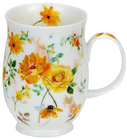 Suffolk Floral Harmony Yellow Mug 0.31 L