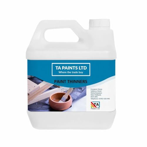 T A Paints Ltd Virgin White Spirit Paint Thinners / T0001 Premium Thinner for 1K Polyurethane Thinner (1 Litre)