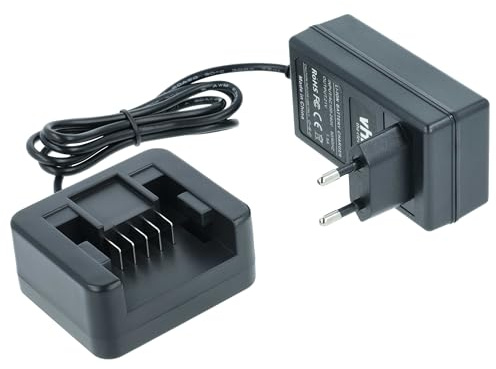 vhbw Ladegerät kompatibel mit Geberit ACO 202 | ACO 203, ACO 401 Werkzeug Li-Ion-Akkus (18V)