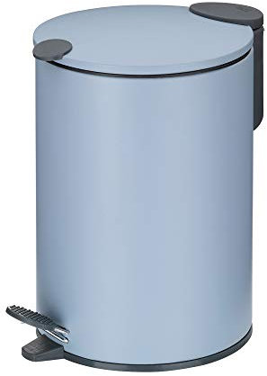 kela Kosmetikeimer 3l blau matt, Silent-Close-Deckel, Tretmülleimer Badezimmer MATS, Badmülleimer mit Inneneimer und Tragehenkel