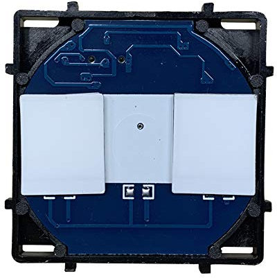 BSEED Interruptor de luz táctil de 2 Gang 2 vías con indicador LED para productos de bricolaje