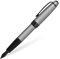 CROSS Bailey Matte Grey Lacquer Fountain Pen with polished black PVD appointments, Fine Nib