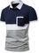 Cenlang Herren-Poloshirt, feuchtigkeitsableitend, kurzärmelig, 3 Knöpfe, schnell trocknend, lässig, Piqué-Jersey, Poloshirt, navy, M