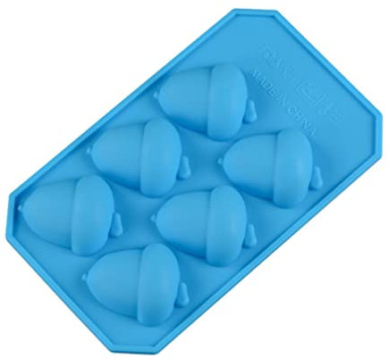 Luxshiny Fach Silikon Acorn Eiswürfel Und Kuchengeformte Backform Für Schokolade Und Seifen Lebensmittelechtes Silikon Zufälligen Farben Für Whisky-bar Und Partys