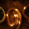 Gresonic LED Lichterkette Solar Seil Beleuchtung 40LED 3m lang Baumwollseil Naturkordel, Juteseil Tau warmweiße Lichtfarbe Garten Deko Innenbeleuchtung Weihnachtsdeko wasserdicht