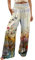 Outdoor Hose Damen Schmal Große Retro-Hosen eng sitzende Frühlingssommer Glocken-Bottom-Druck Frauen Rose HIPS Hosen Schwanger Hose Damen