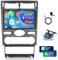 NHOPEEW Android Autoradio 2+64G für Ford Mondeo 2004-2007 mit Carplay und Android Auto - WiFi GPS EQ 28 Desktop Themen RDS FM + Rückfahrkamera & Mikrofon