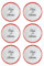 Il Gruppone Passione Casa Set 6 Pezzi Piatti Pizza Natalizi Grandi Porcellana Bone China Ø 30 Cm Piani XL Tavola Natale Certificati Contatto Alimentare Sì Microonde Lavastoviglie Idea Regalo