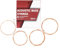 4pcs 4 Cordes Acoustiques Bass Strings En Carbone En Acier En Acier Hexagonal En Alliage Noyau